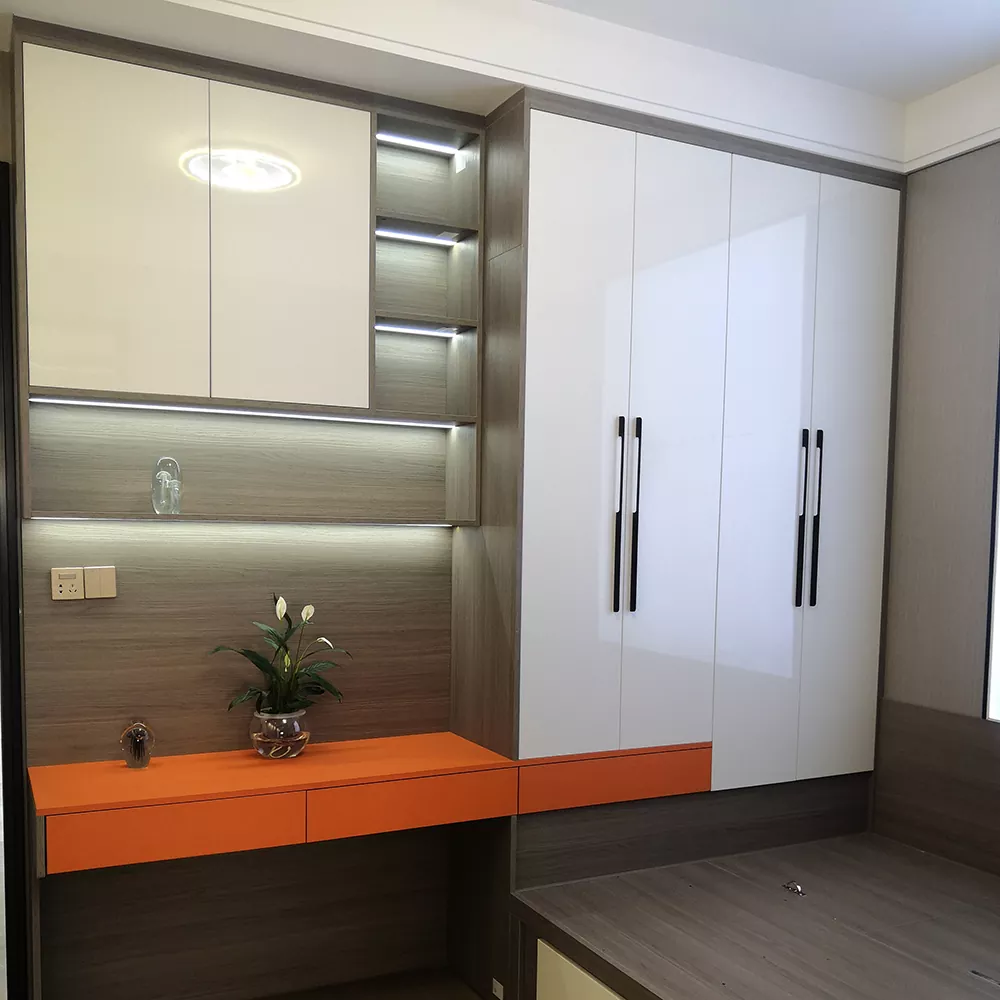 Almari pakaian papan partikel Almari pakaian papan partikel